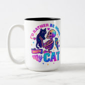 Tasse 2 Couleurs Je Préférerais Être À La Maison... (Gauche)