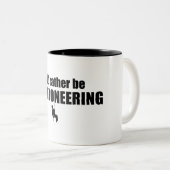 Tasse 2 Couleurs Je Préférerais Être Canyoneering (Devant droit)