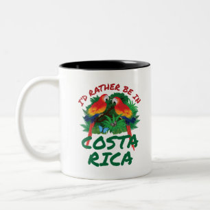 Tasse 2 Couleurs Je préférerais être dans le souvenir des vacanc
