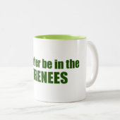 Tasse 2 Couleurs Je Préférerais Être Dans Les Pyrénées (Devant droit)