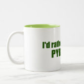 Tasse 2 Couleurs Je Préférerais Être Dans Les Pyrénées (Gauche)