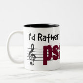 Tasse 2 Couleurs Je Préférerais Jouer À Ma Psalterie (Gauche)