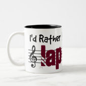 Tasse 2 Couleurs Je Préférerais Jouer Mon Acier Lap (Gauche)