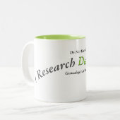 Tasse 2 Couleurs Je recherche les morts... (Devant gauche)