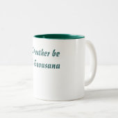 Tasse 2 Couleurs Je serais plutôt dans Savasana (Devant droit)