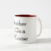 Tasse 2 Couleurs Je serais plutôt sur une croisière (Devant droit)