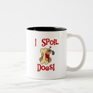Tasse 2 Couleurs Je Spoil Chiens Tshirts et cadeaux