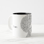 Tasse 2 Couleurs Je suis assez citée (Devant gauche)