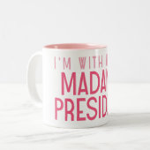 TASSE 2 COULEURS JE SUIS AVEC ELLE... (Devant gauche)
