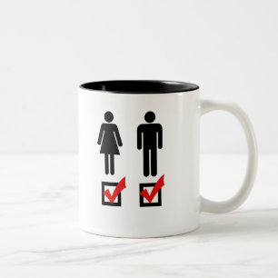Tasse 2 Couleurs Je suis bisexuel