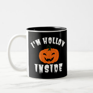 Tasse 2 Couleurs Je suis creux à l'intérieur de la citrouille Jack