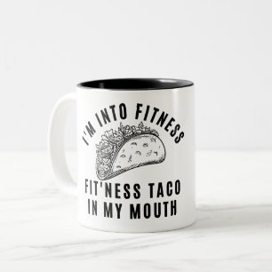 TASSE 2 COULEURS JE SUIS DANS LE TACO DE FITNESS DANS MA BOUCHE