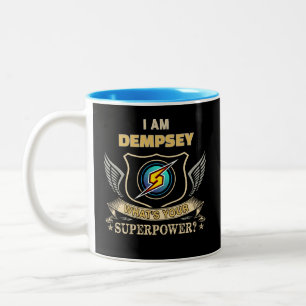 Tasse 2 Couleurs Je suis DEMPSEY Quel est votre super-pouvoir