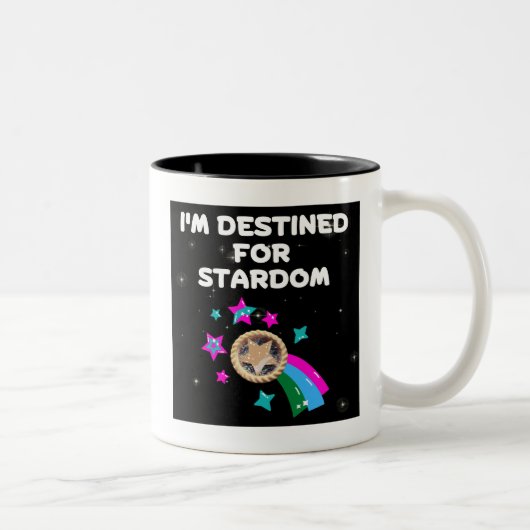 Tasse 2 Couleurs Je suis destiné à Stardom (Droit)