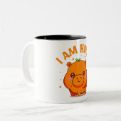 Tasse 2 Couleurs Je suis Hippo - Drôle Hippo (Devant gauche)