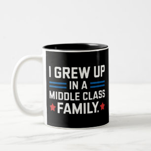 Tasse 2 Couleurs Je Suis Issu D'une Famille De Classe Moyenne Kamal
