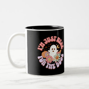 Tasse 2 Couleurs Je suis juste ici pour les Boos