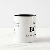 Tasse 2 Couleurs Je suis le PATRON (1) (Centre)