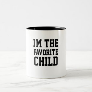 Tasse 2 Couleurs Je suis l'enfant préféré