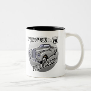 Tasse 2 Couleurs Je suis les soixante-quinzième cadeaux