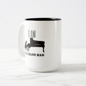 TASSE 2 COULEURS JE SUIS L'HOMME PIANO (Devant gauche)