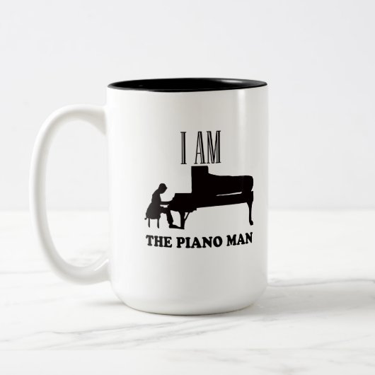 TASSE 2 COULEURS JE SUIS L'HOMME PIANO (Gauche)