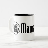Tasse 2 Couleurs Je suis MAMA GRIZZLY (Devant gauche)