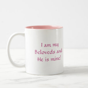 Tasse 2 Couleurs Je suis mon Beloveds et il est le mien ! , Jessica