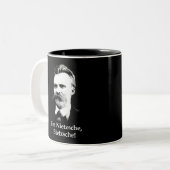 Tasse 2 Couleurs Je suis Nietzsche, Bietzsche ! (Devant gauche)
