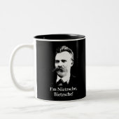 Tasse 2 Couleurs Je suis Nietzsche, Bietzsche ! (Gauche)