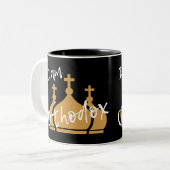 Tasse 2 Couleurs Je Suis Orthodoxe (Devant gauche)