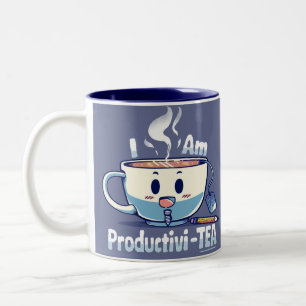 Tasse 2 Couleurs Je suis Productivi-TEA