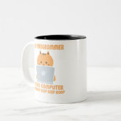 Tasse 2 Couleurs Je Suis Programmeur Je Fais Boop Boop Boop.pn (Devant gauche)