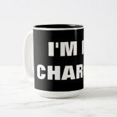 Tasse 2 Couleurs Je suis RESPONSABLE ! (Devant gauche)