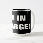 Tasse 2 Couleurs Je suis RESPONSABLE ! (Devant droit)