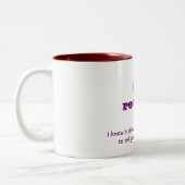 Tasse 2 Couleurs Je suis retiré (Gauche)