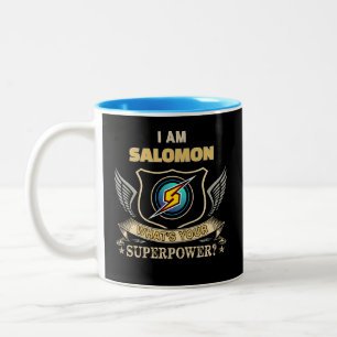 Tasse 2 Couleurs Je Suis SALOMON Quel Est Ton Superpouvoir