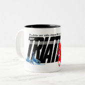Tasse 2 Couleurs Je suis triathlète (Devant gauche)