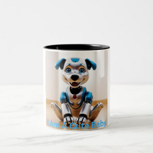 Tasse 2 Couleurs Je Suis Un Bébé Mignonne Robot Dog