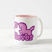 Tasse 2 Couleurs Je suis un croyant en licornes (Devant droit)