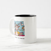 Tasse 2 Couleurs Je suis un esthéticien - pas un magicien (Devant gauche)