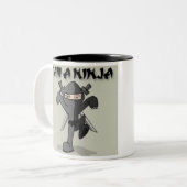 TASSE 2 COULEURS JE SUIS UN NINJA (Devant gauche)