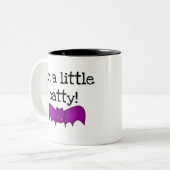 Tasse 2 Couleurs Je suis un petit Batty (Devant gauche)