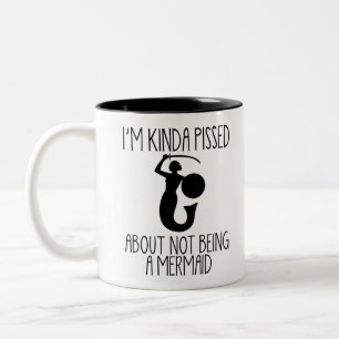 Tasse 2 Couleurs Je suis un peu énervée de ne pas être une femme