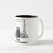 Tasse 2 Couleurs Je suis un purrgrammer (Devant droit)