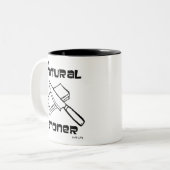 Tasse 2 Couleurs Je suis un Stoner naturel (Devant gauche)