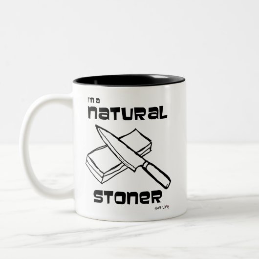 Tasse 2 Couleurs Je suis un Stoner naturel (Gauche)