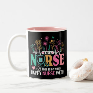 Tasse 2 Couleurs Je Suis Une Infirmière Et C'Est Ma Semaine De Bonn