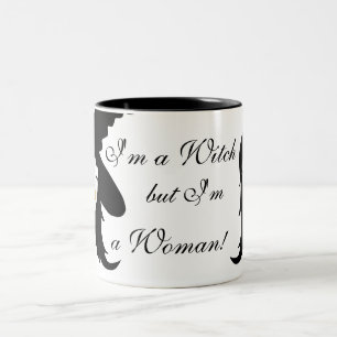 Tasse 2 Couleurs Je suis une sorcière mais je suis un Woman_mug