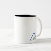 Tasse 2 Couleurs Je suis… une triangle (droitière) (Devant droit)